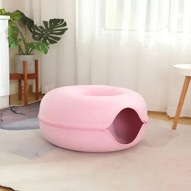 DonutNap Pet Bed Pink S