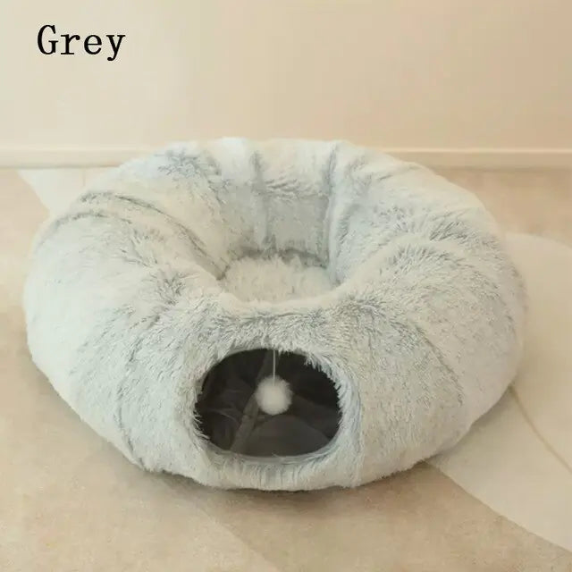 Cat Beds House and Toy Grey 95cm diameter