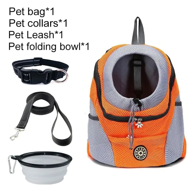 PawPack Adventure Bag Orange Set 1 M for 5-10kg