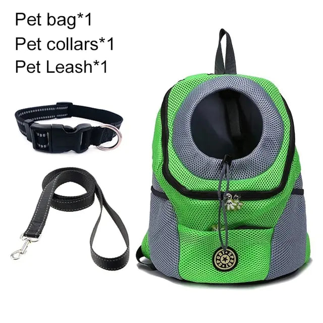 PawPack Adventure Bag Green Set M for 5-10kg